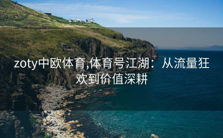 zoty中欧体育,体育号江湖：从流量狂欢到价值深耕