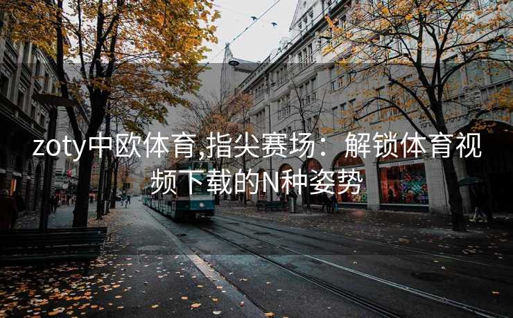 zoty中欧体育,指尖赛场：解锁体育视频下载的N种姿势