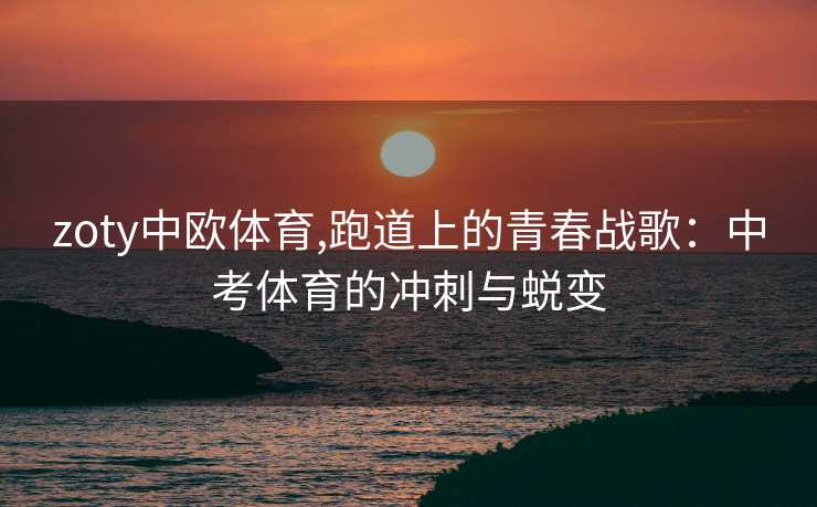 zoty中欧体育,跑道上的青春战歌：中考体育的冲刺与蜕变